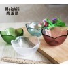 高檔彩色水果玻璃碗
